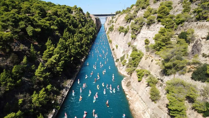 Athens: Ancient Corinth and Canal Shore Excursion - Corinth Canal: Photos at a Human Scale of Engineering