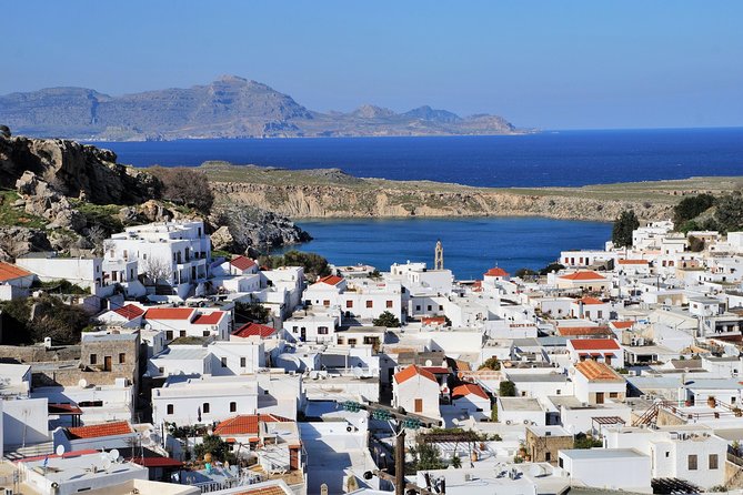 BEST OF LINDOS & RHODES - PRIVATE TOUR - SHORE EXCURSION - HALF DAY - 4 People - Monte Smith Hill Views and the Apollo-Stage Scenery