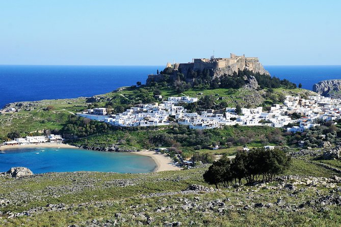 BEST OF LINDOS & RHODES - PRIVATE TOUR - SHORE EXCURSION - HALF DAY - 4 People - Lindos Beach Views, White Village Alleys, and Choosing Your Climb