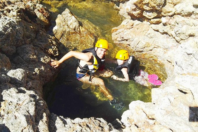 Cagliari Shore Excursion: Professional Guided Coasteering - Chia First Stop: Quick Transfer, Then You Start Moving