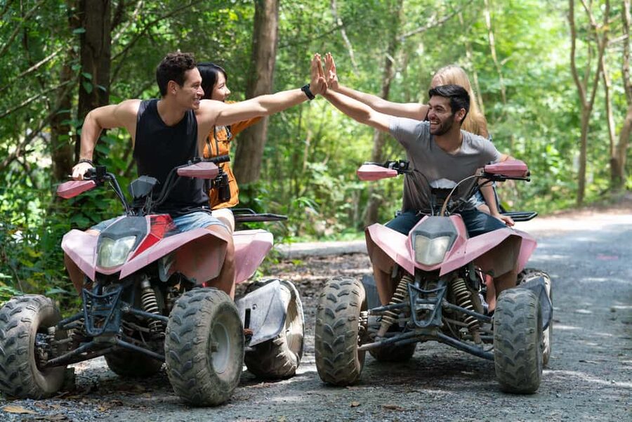 Cozumel Shore Excursion: ATV Jade Cavern & Tequila Tasting - The ATV jungle ride: adrenaline with guided control