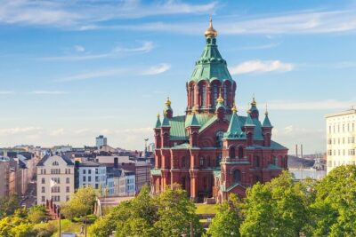 Deluxe Helsinki Shore Excursion from Cruise Ship Port - First Big Stops: Sibelius Park and Olympic Stadium on the Way In