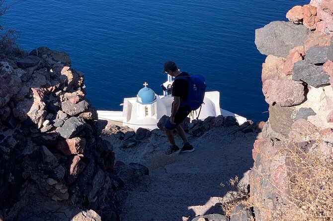 Exclusive Shore Excursion : Scenic Santorini, Shopping & Winery - The Heart of Santorini chapel path: a short walk with big views