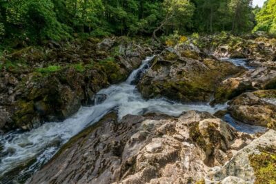 From Aberdeen: Balmoral and Royal Deeside Shore Excursion - Falls of Feugh: water power and a chance at salmon watching