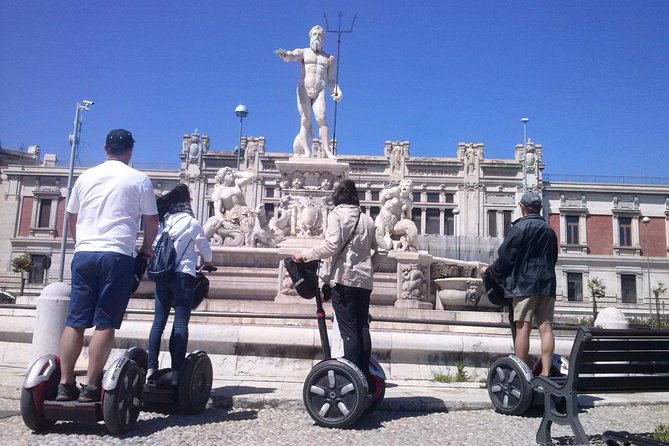 Messina Shore Excursion: City Segway Tour - Getting started near Via Castellammare (and settling into the ride)