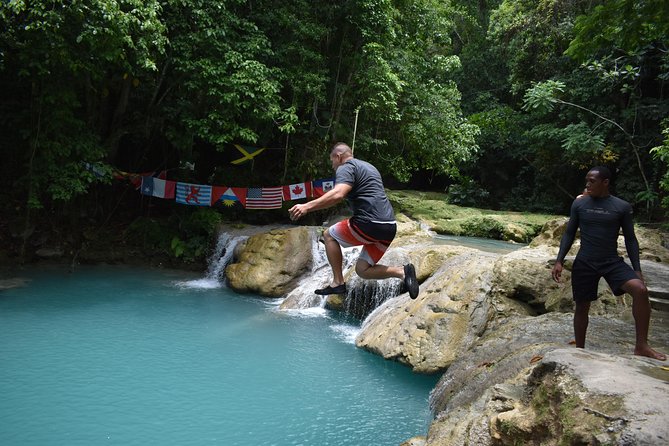 Montego Bay Shore Excursion: Blue Hole & Secret Falls Tour plus Shopping - Blue Hole timing: exactly how the first water stop is planned