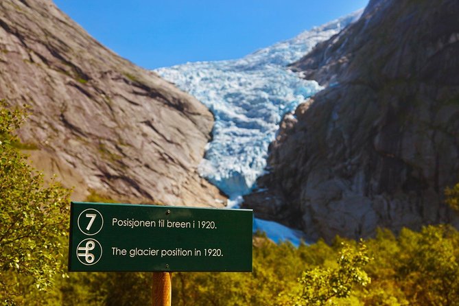 Olden Shore Excursion: the Amazing Briksdal Glacier - The ride from Olden: quick pier start, lake views, and onboard stories