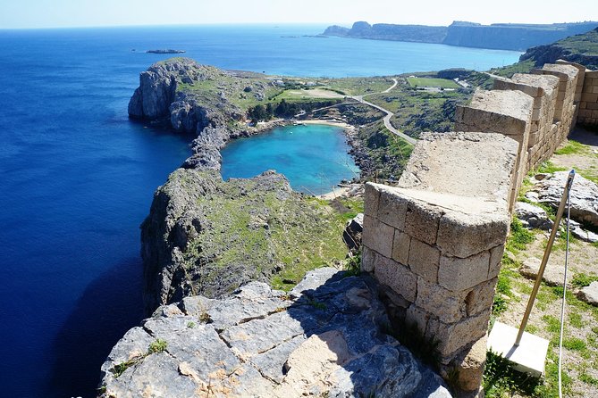 RHODES BEST FIRST IMPRESSION FOR CRUISE SHIP VISITORS - 4 people - Monte Smith Hill panoramas and Elli Beach: where the coastline does the selling