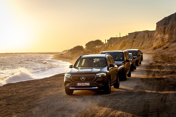 Skip Gondola Private Tour : Cruise Port pick up included - Perivolos Black-Sand Beach: Time to Swim and Breathe