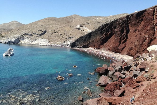 Skip Gondola Shore Excursion: No Cable Car, Water Taxi Provided! - Perivolos black sand: the beach stop that doesn’t feel rushed