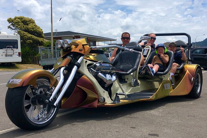 TAURANGA SHORE EXCURSION: V8 TRIKE - 1.5 hour City Sites - The Elms and Te Papa Tauranga: early contact shown through one stop