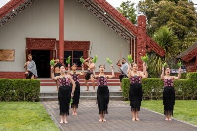 Te Puia Geothermal, Kiwi and Māori Art - The Māori Welcome and Performance: Culture You Can See Clearly